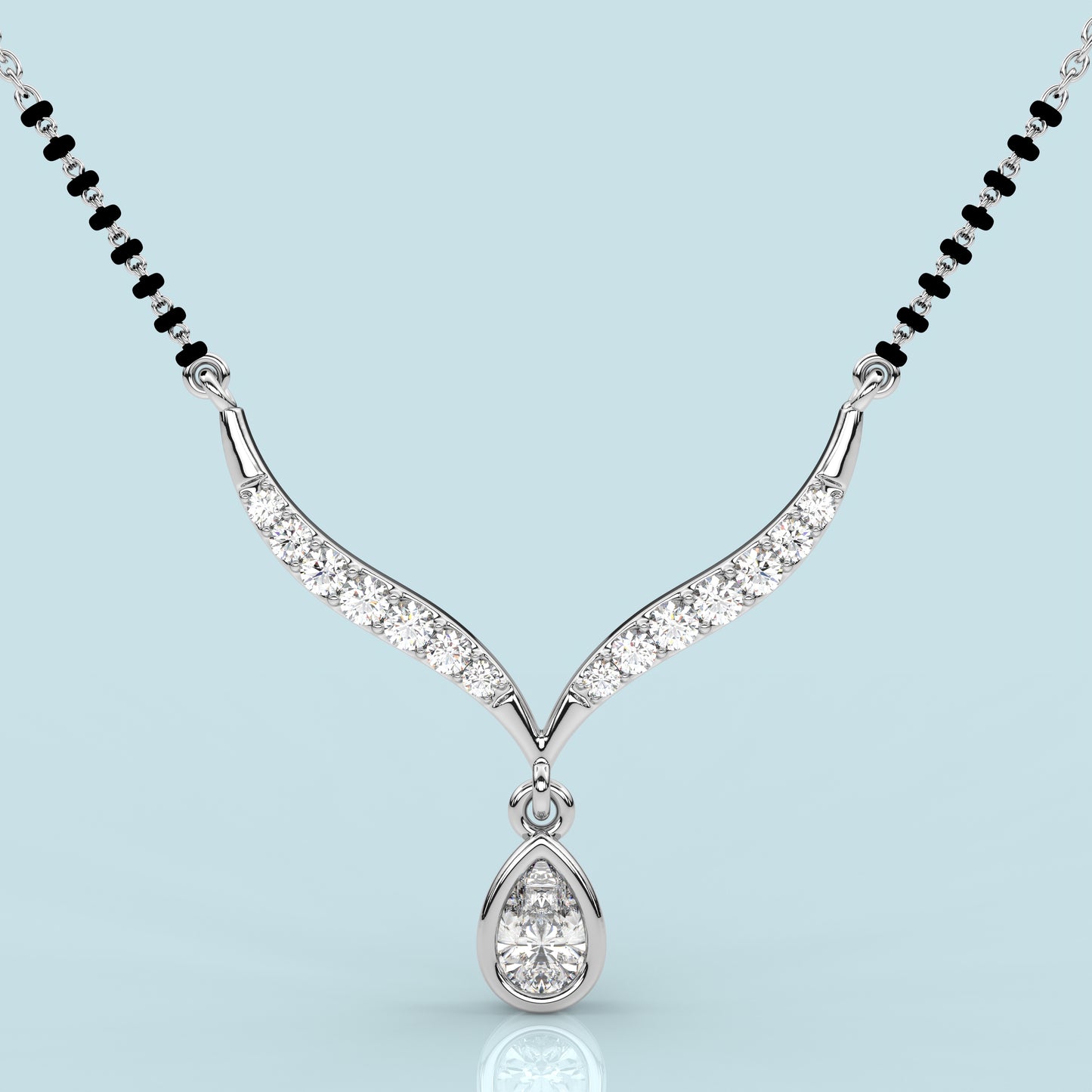 Trendy 925 Silver Mangalsutra