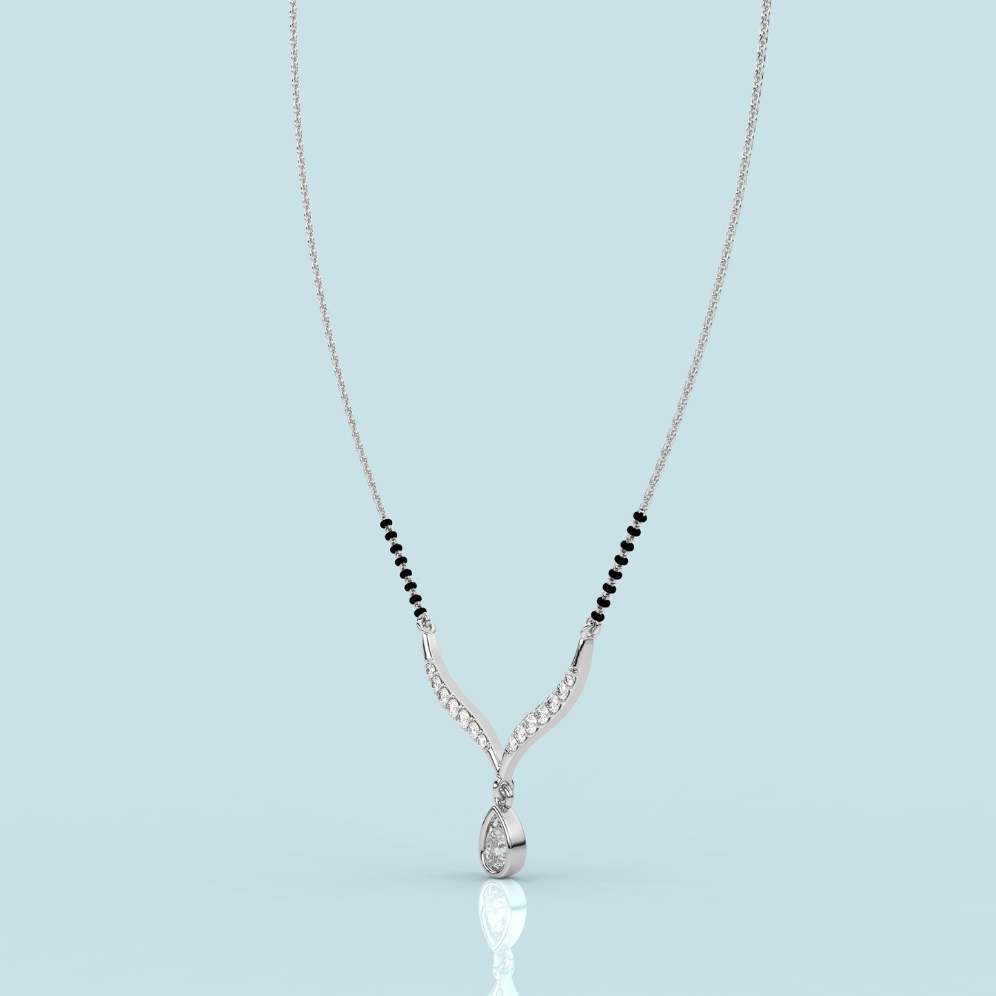 Trendy 925 Silver Mangalsutra