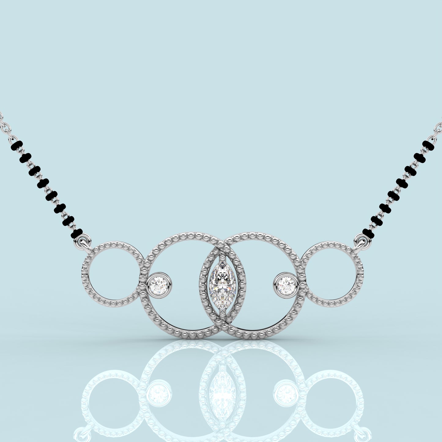 Silberry 925 Silver Mangalsutra