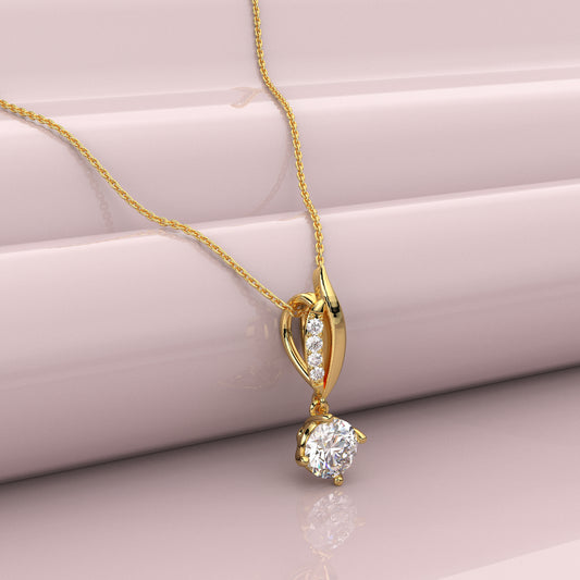 The Peramila Moissanite Diamond 925 Silver Necklace