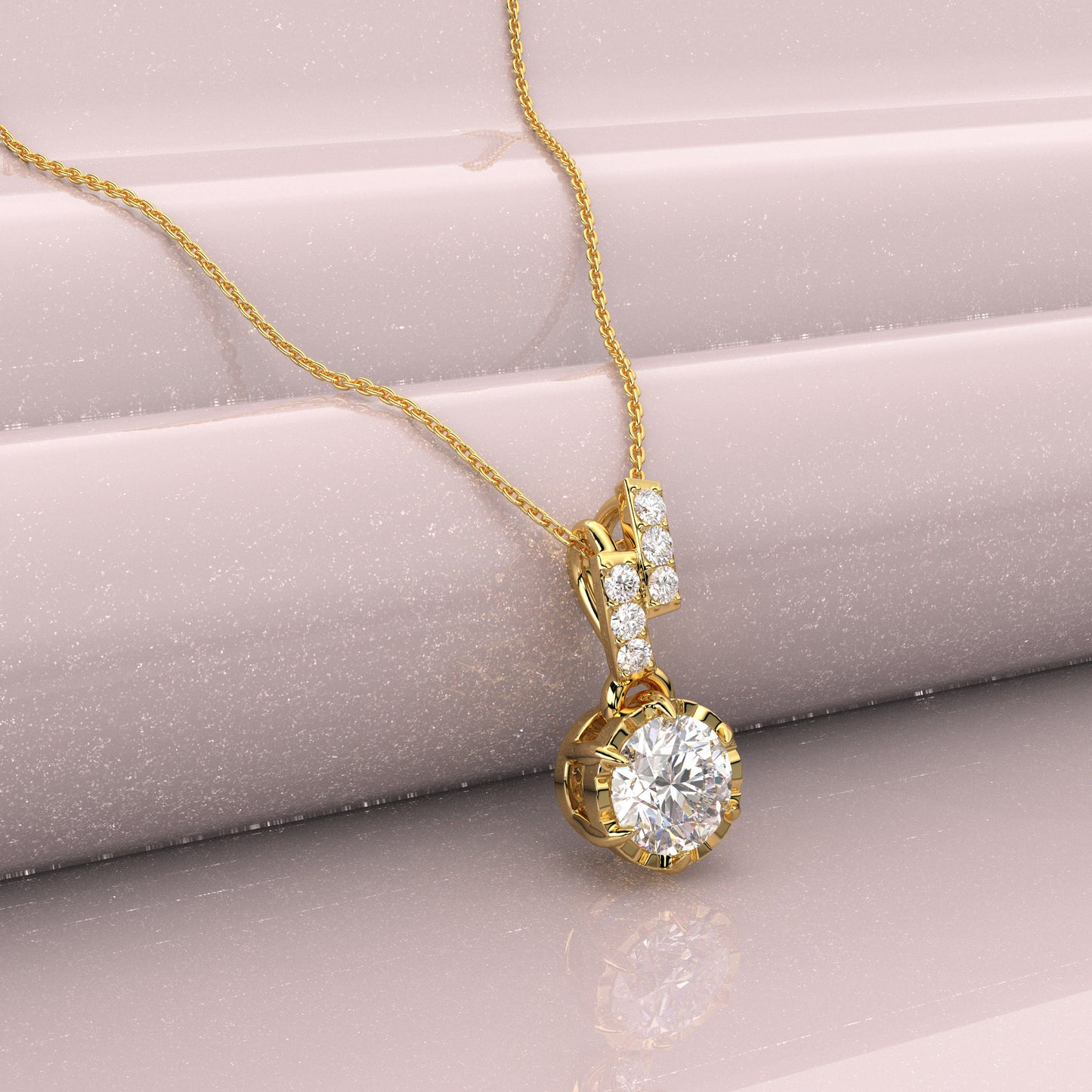 Preset 925 Sterling Silver Gold Necklace