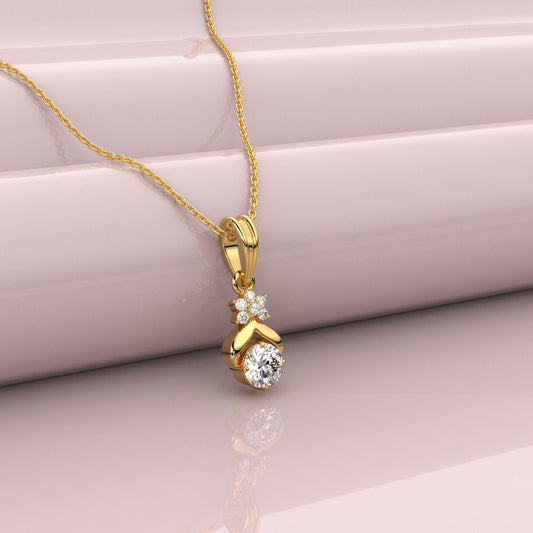 Effortless Moissanite Diamond 925 Silver Necklace
