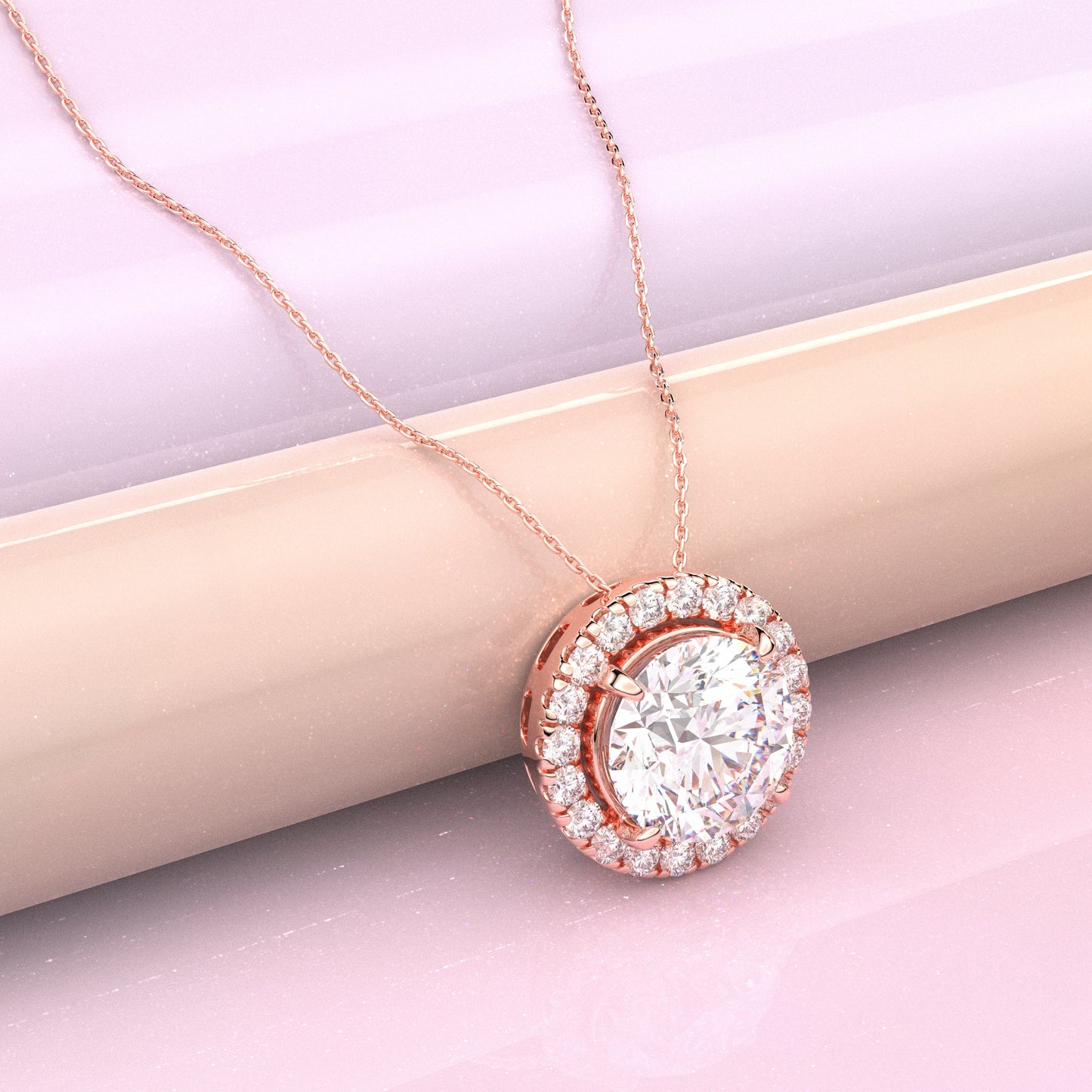 Nistra Moissanite Diamond 925 Silver Necklace