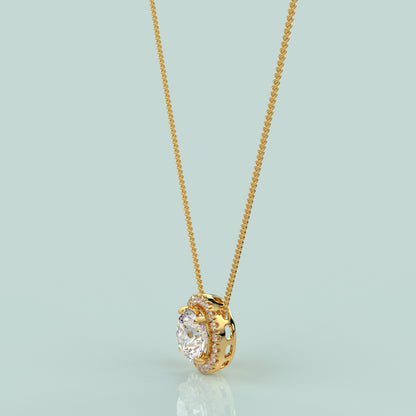 Nistra Moissanite Diamond 925 Silver Necklace