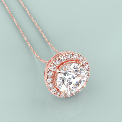 Nistra Moissanite Diamond 925 Silver Necklace