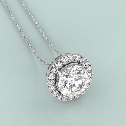 Nistra Moissanite Diamond 925 Silver Necklace
