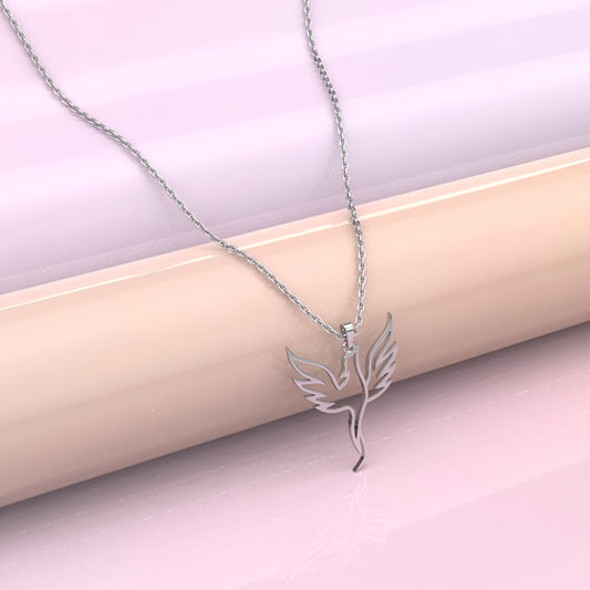 Eagle Moissanite Diamond 925 Silver Necklace