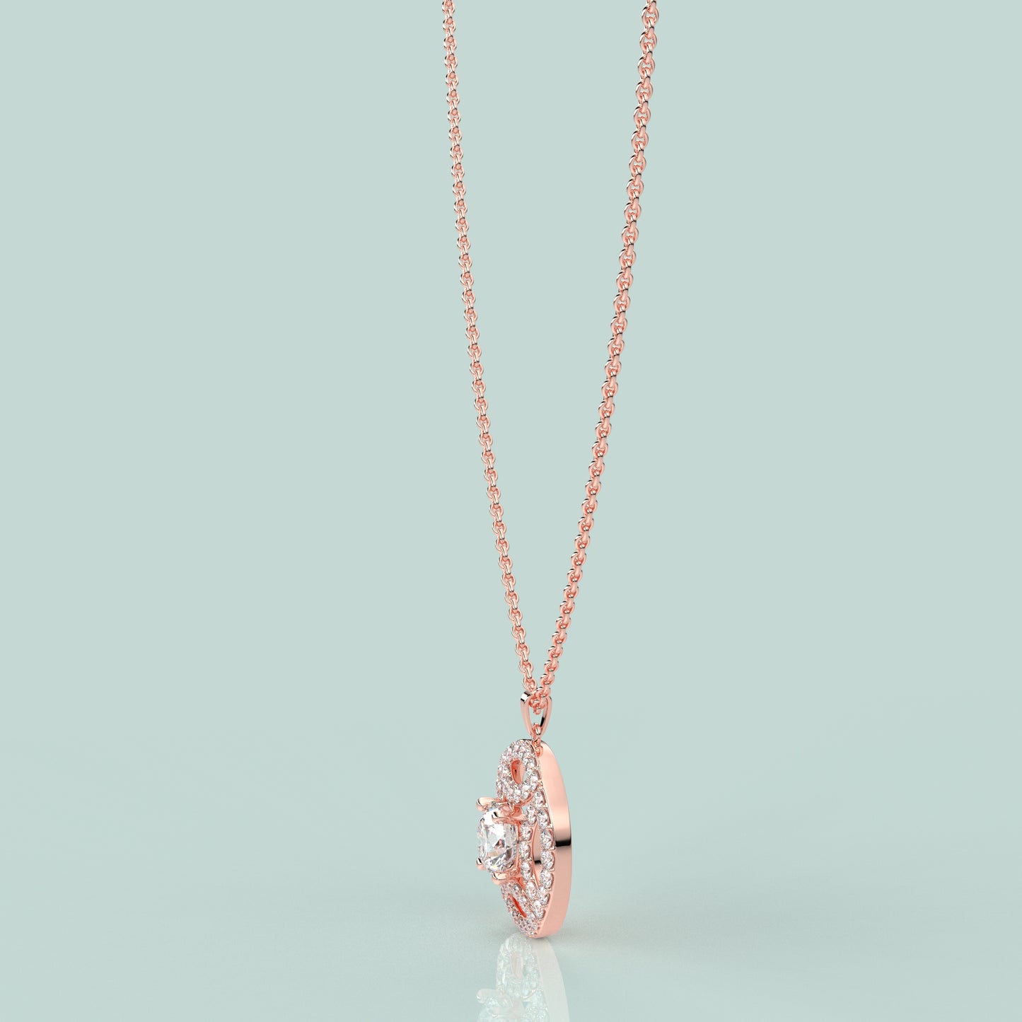 Cauer Moissanite Diamond 925 Silver Necklace