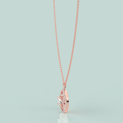 Cauer Moissanite Diamond 925 Silver Necklace