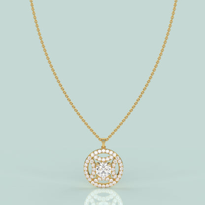 Cauer Moissanite Diamond 925 Silver Necklace