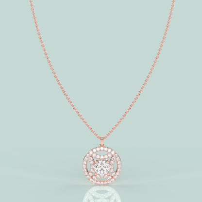 Cauer Moissanite Diamond 925 Silver Necklace