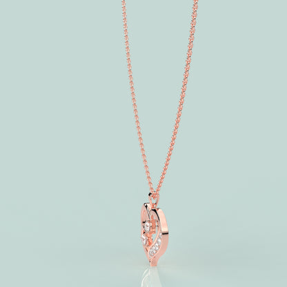 Heart Moissanite Diamond 925 Silver Pendant