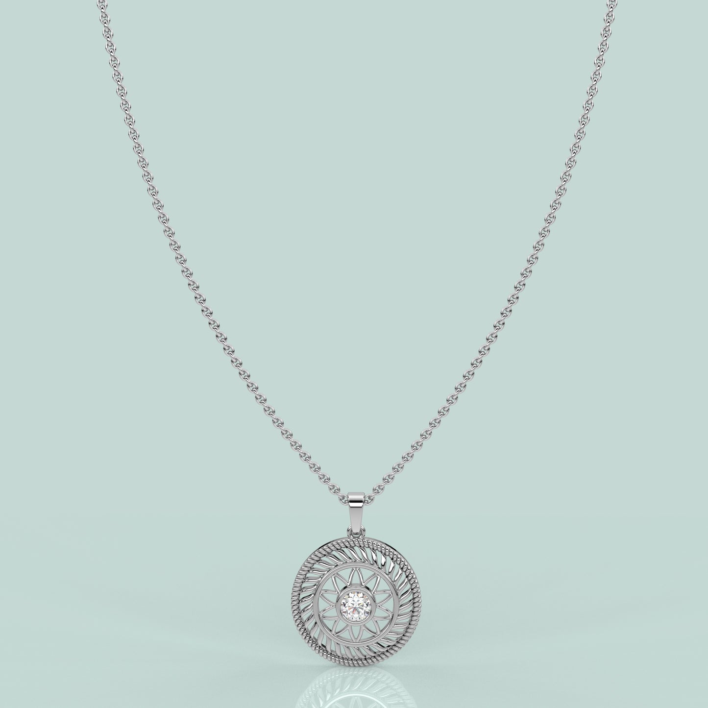 Celestial 925 Sterling Silver Necklace