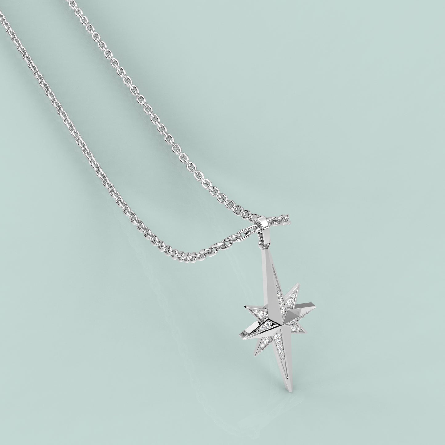 North Star 925 Sterling Silver Necklace