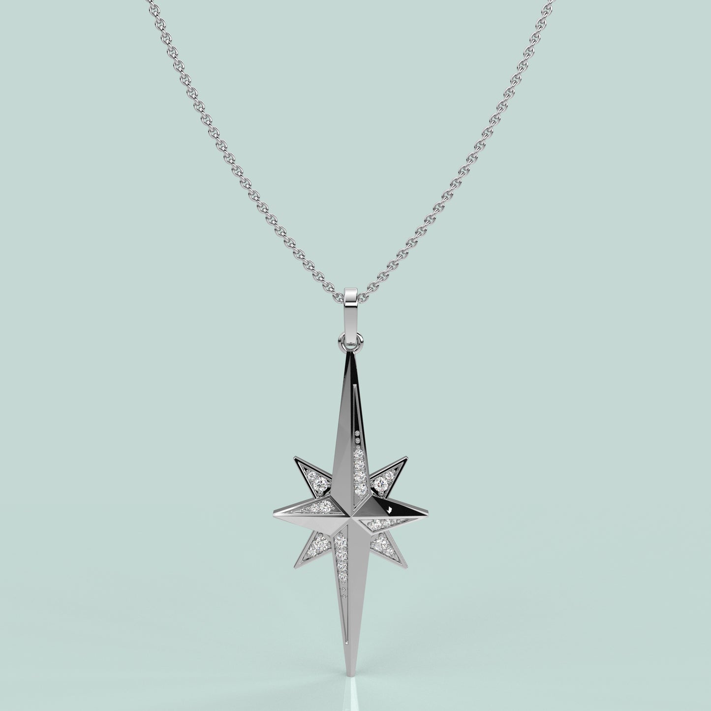 North Star 925 Sterling Silver Necklace