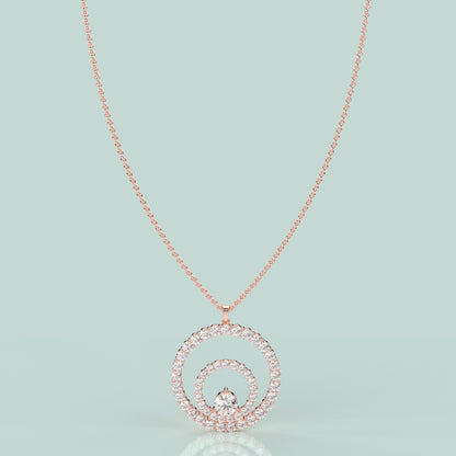 Stunning Moissanite Diamond 925 Silver Necklace
