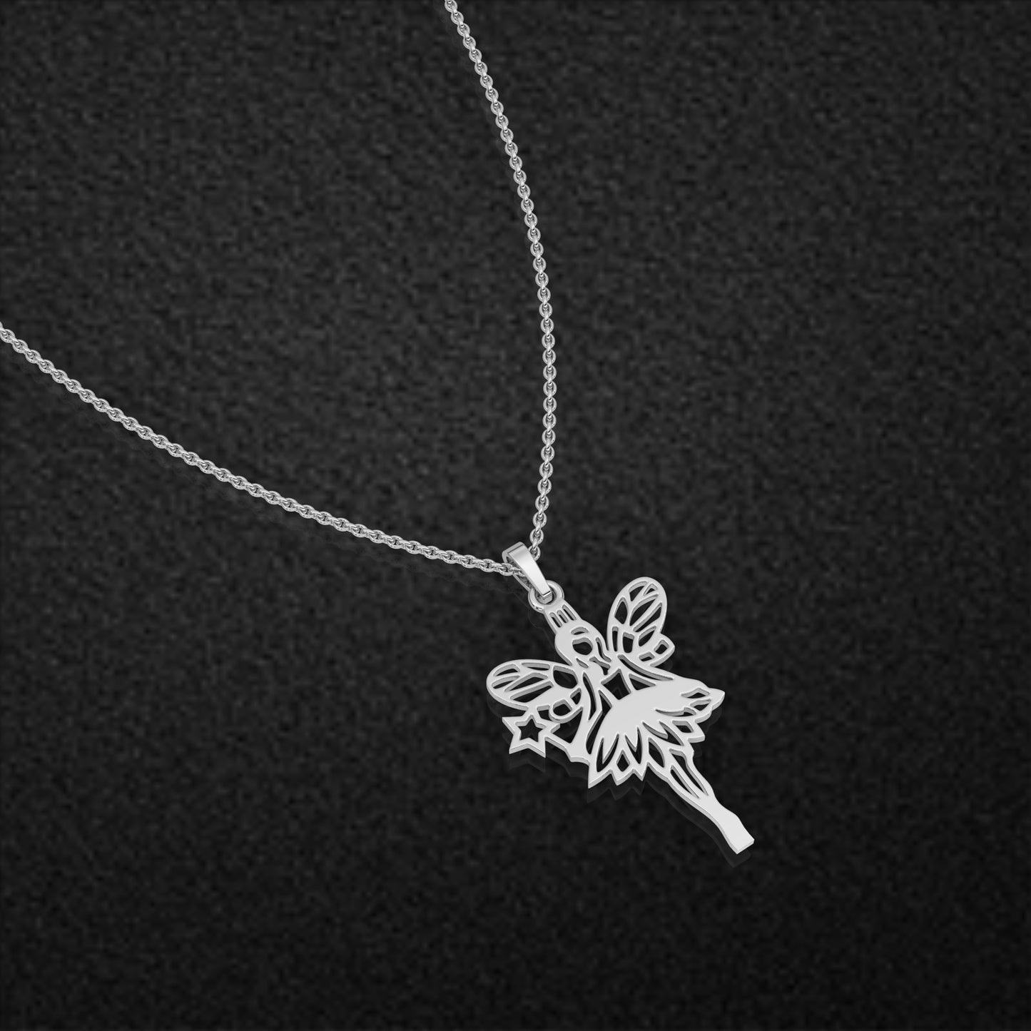 Dancing Doll 925 Sterling Silver Necklace