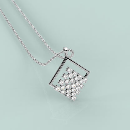 Farold Moissanite Diamond  925 Sterling Silver Necklace