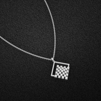 Farold Moissanite Diamond  925 Sterling Silver Necklace
