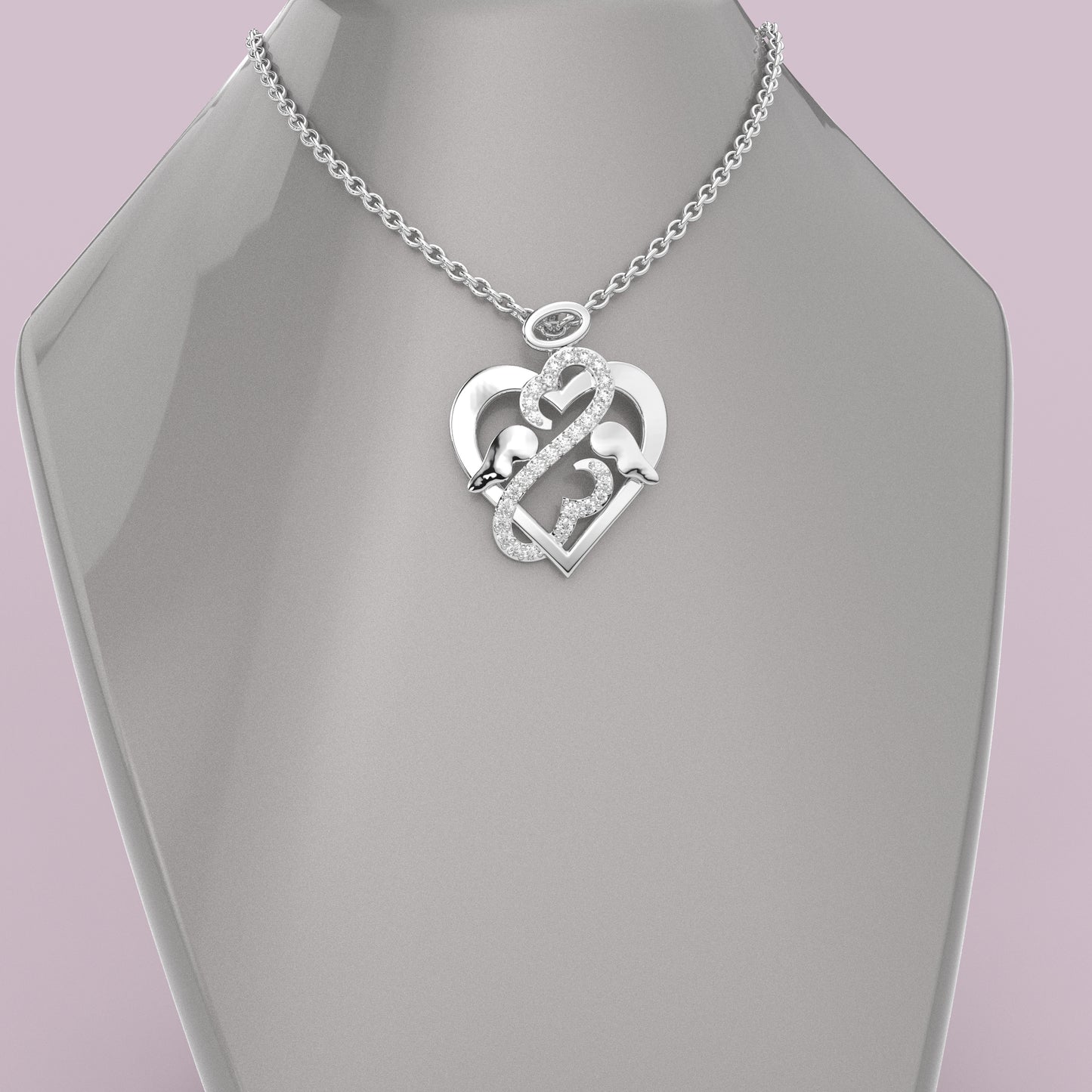 Scritto 925 Sliver Necklace Set