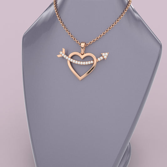 Bruna Moissanite Diamond 925 Silver Necklace