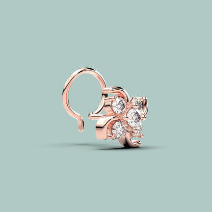 Dazzling 925 Sterling Silver Nose Pin