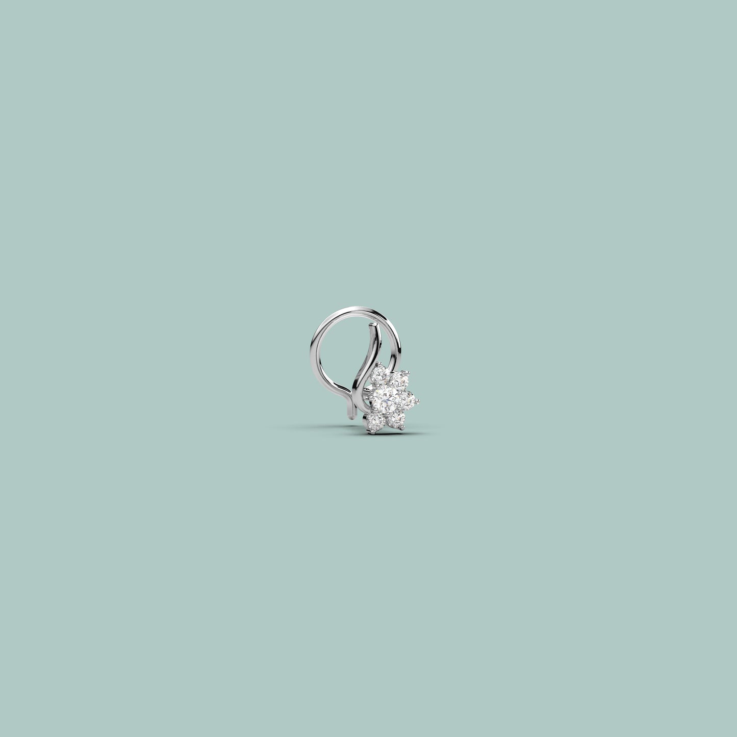 Abloom 925 Sterling Silver Nose Pin