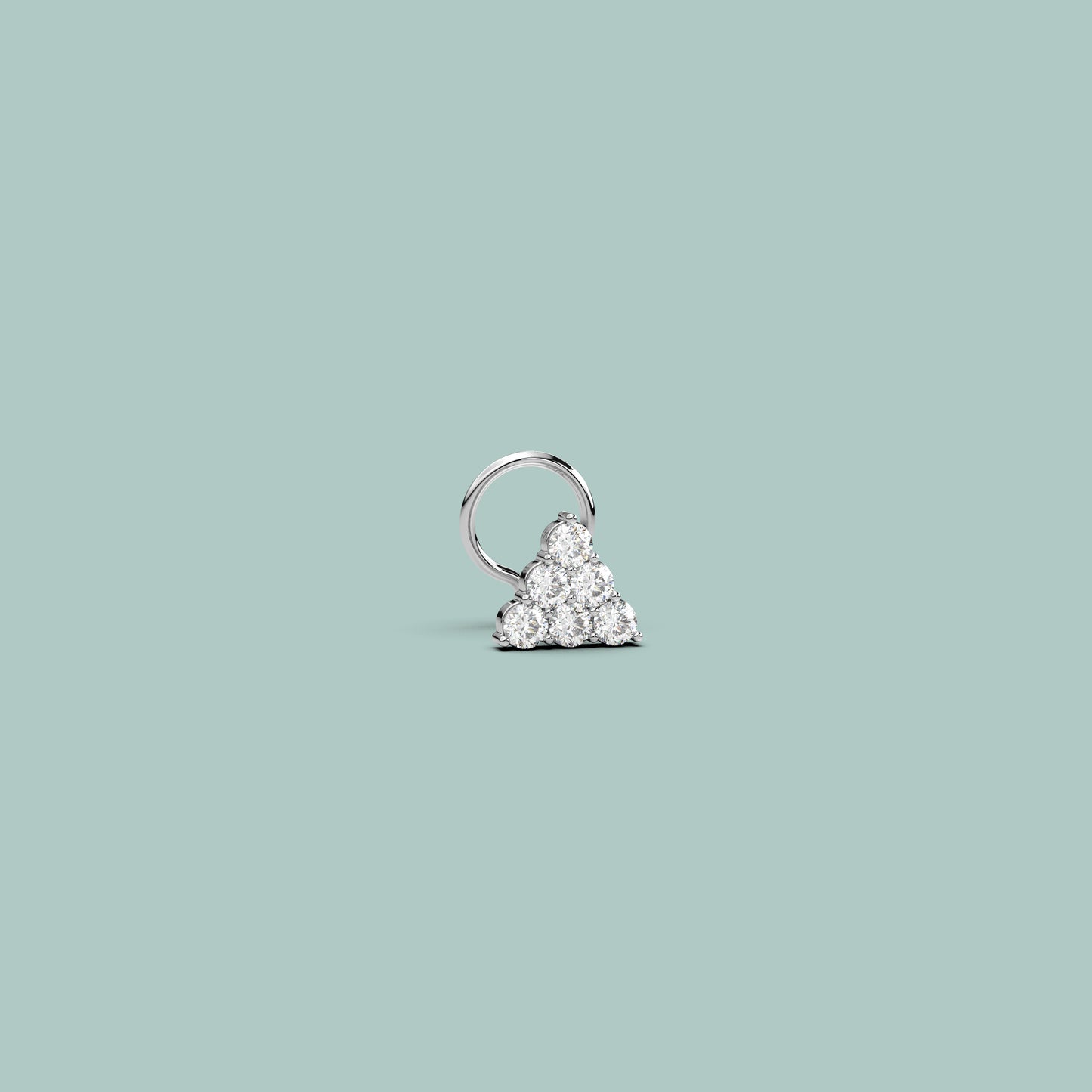 Anjik 925 Sterling Silver Nose Pin