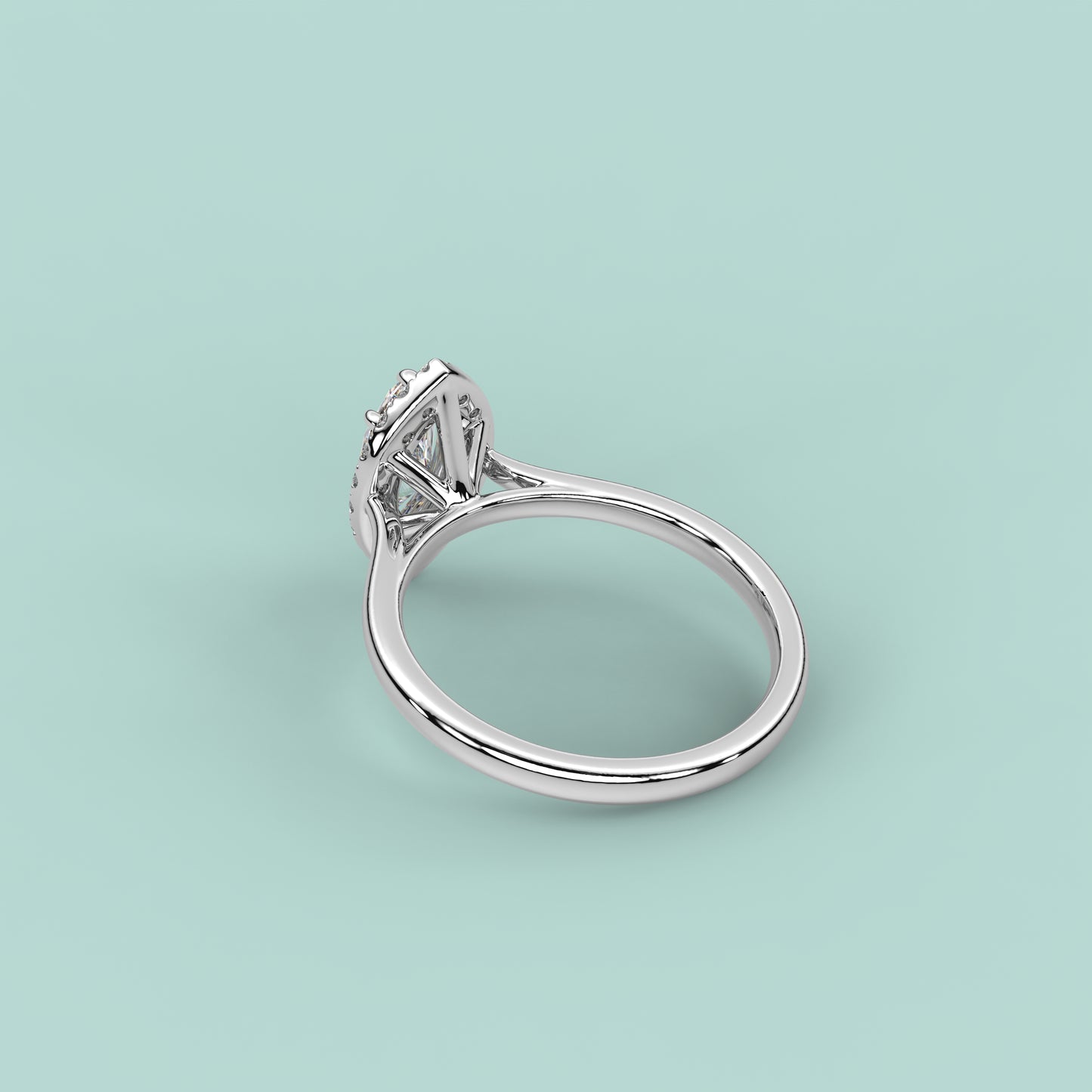 Diamond 925 Silver Marquise Ring