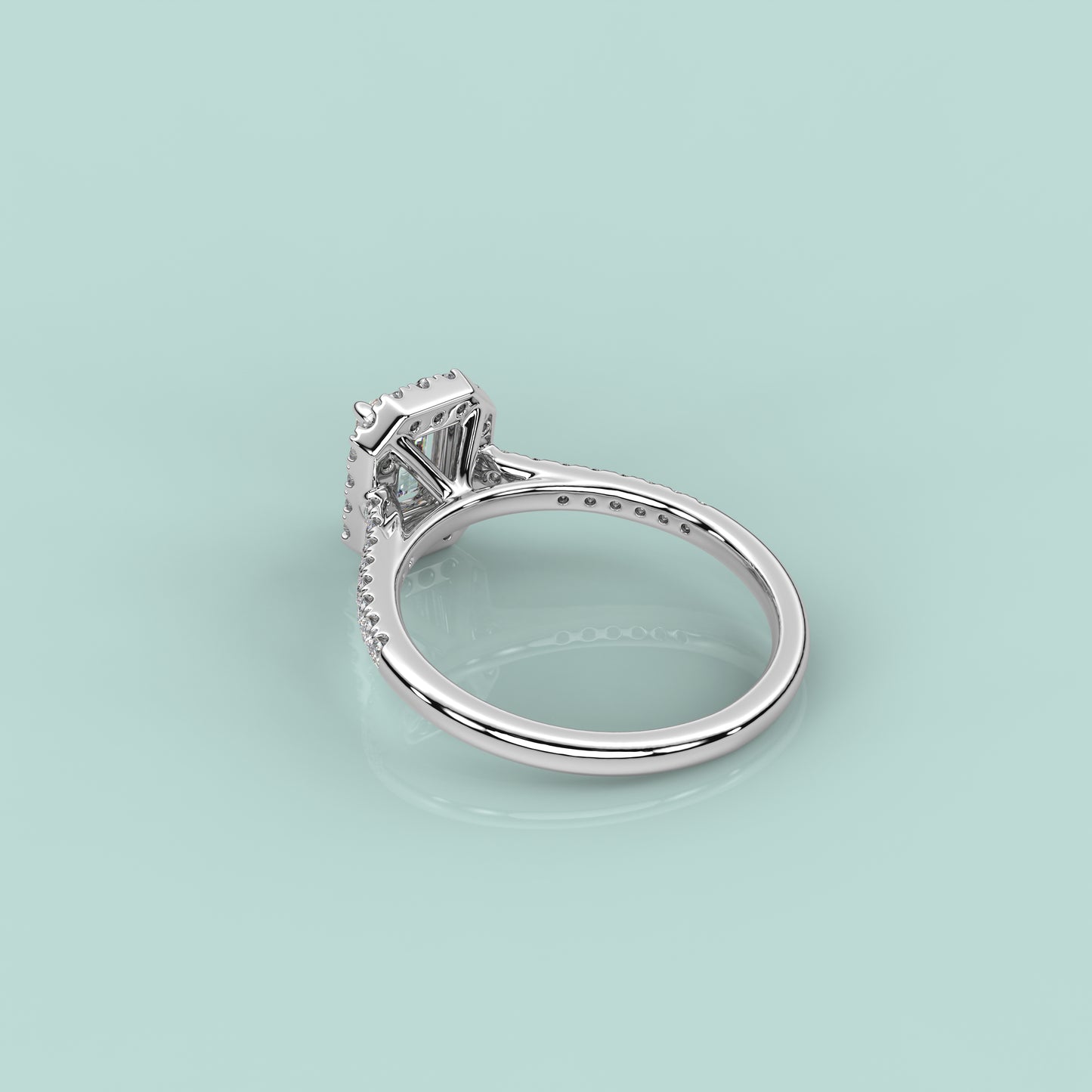 Solitaire 925 Silver Emerald Ring