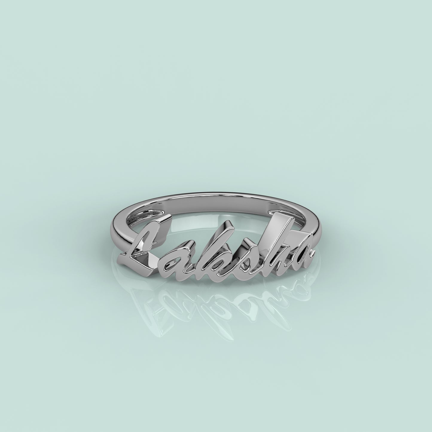 Customized Name 925 Silver Ring