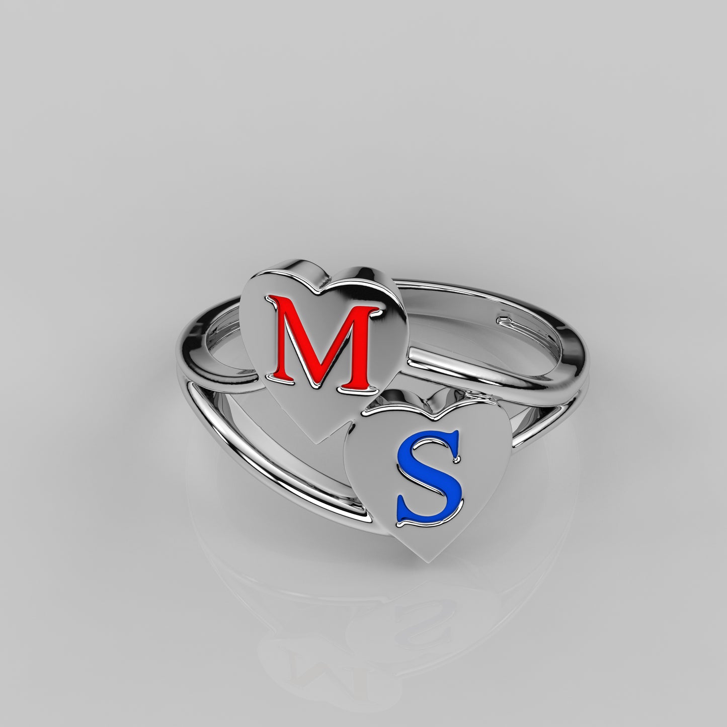 M S style 925 Silver Ring