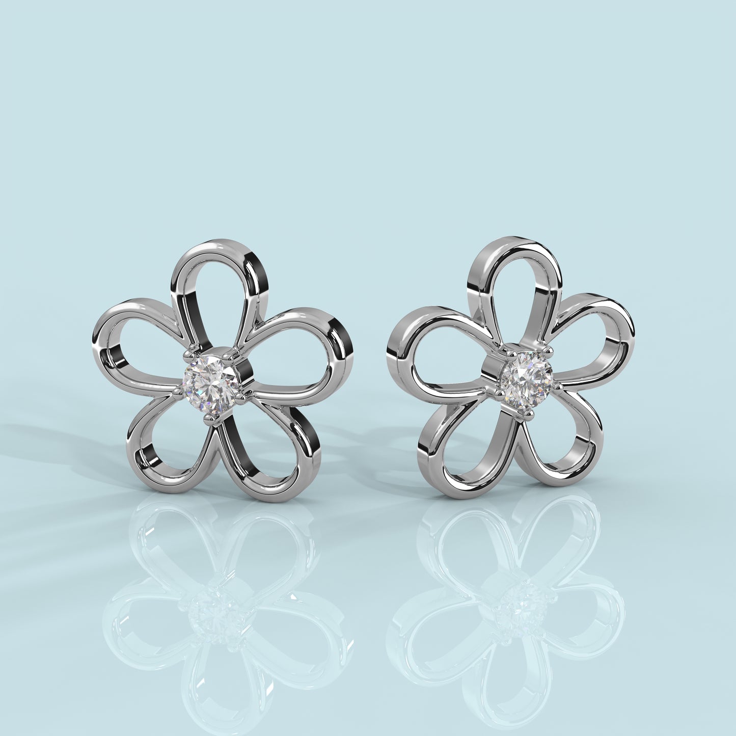 Sunflowers 925 Silver Earring