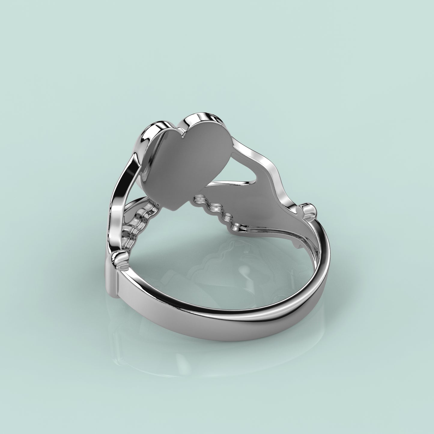 Name B D 925 Silver Ring