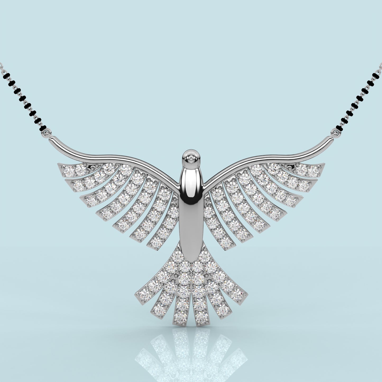 Phoenix Bird 925 Silver Mangalsutra