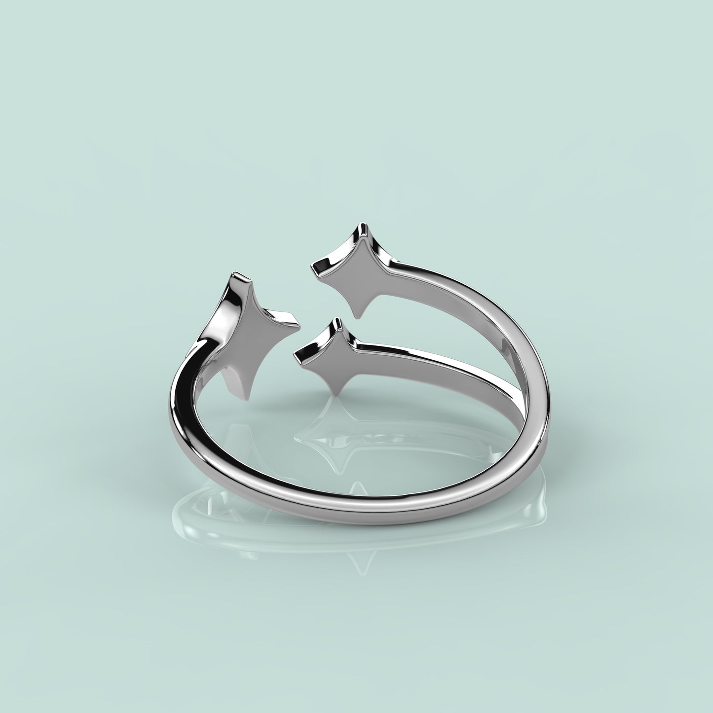 Star 925 Silver Ring