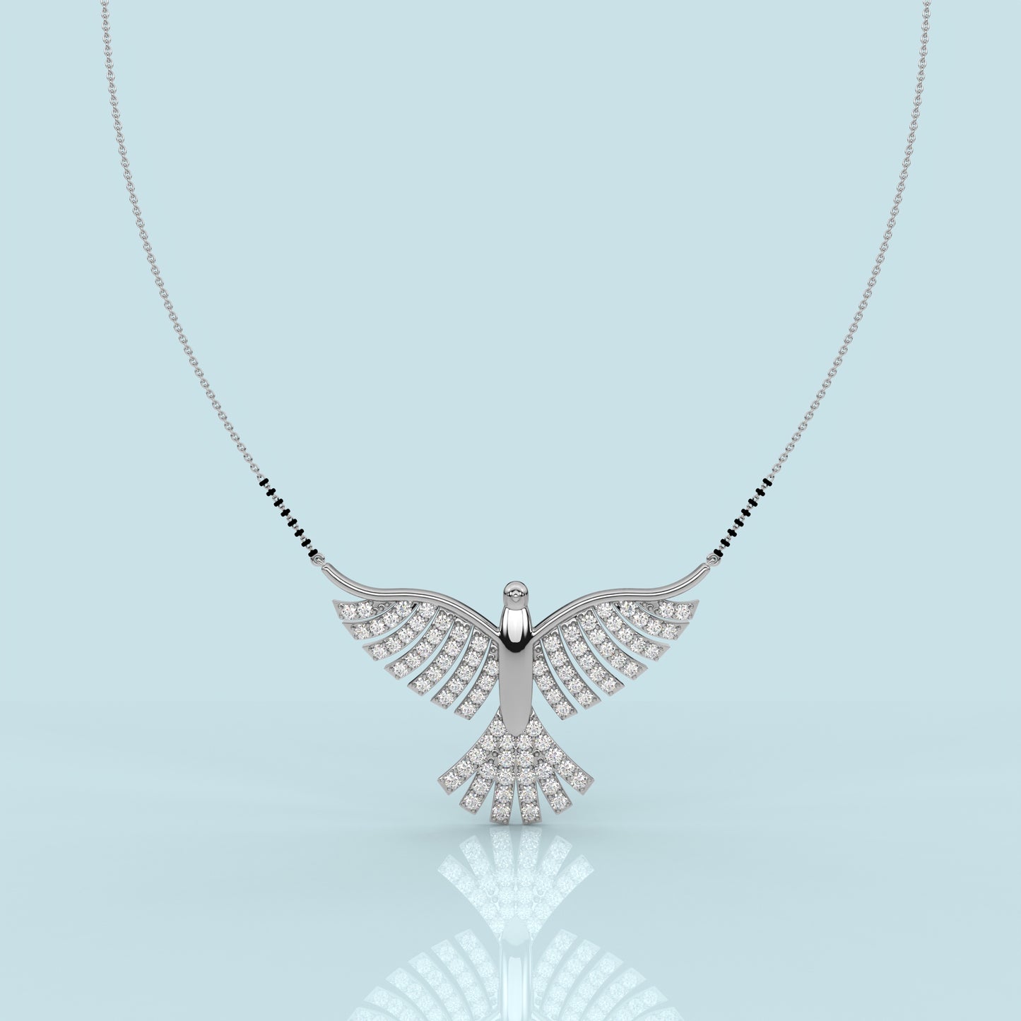 Phoenix Bird 925 Silver Mangalsutra