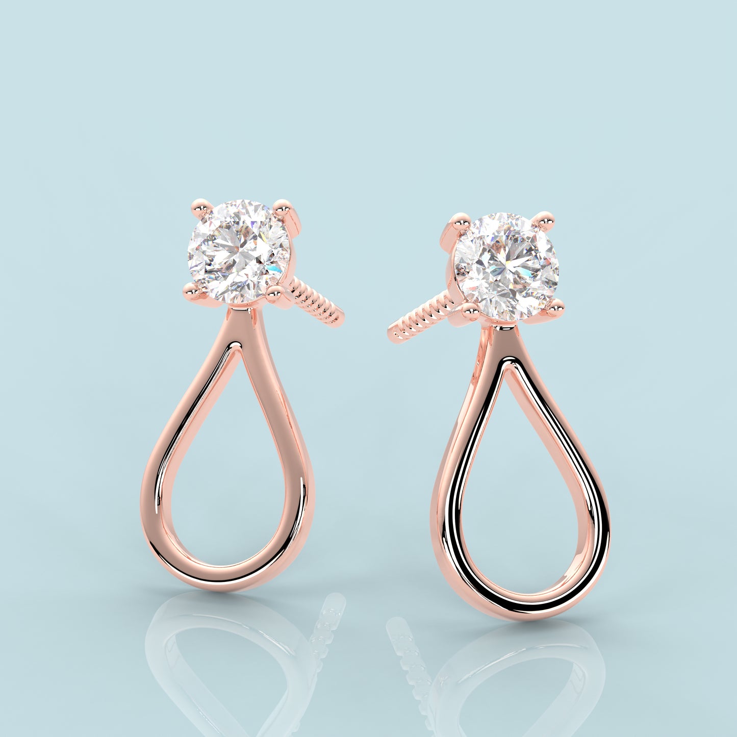 Rose Luisa 925 Silver gold Earring