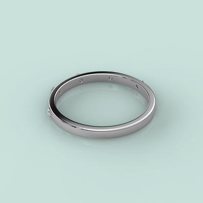 Raindrop Moissanite Diamond 925 Silver Ring