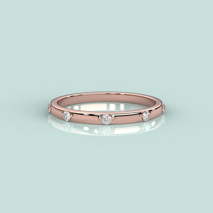 Raindrop Moissanite Diamond 925 Silver Ring