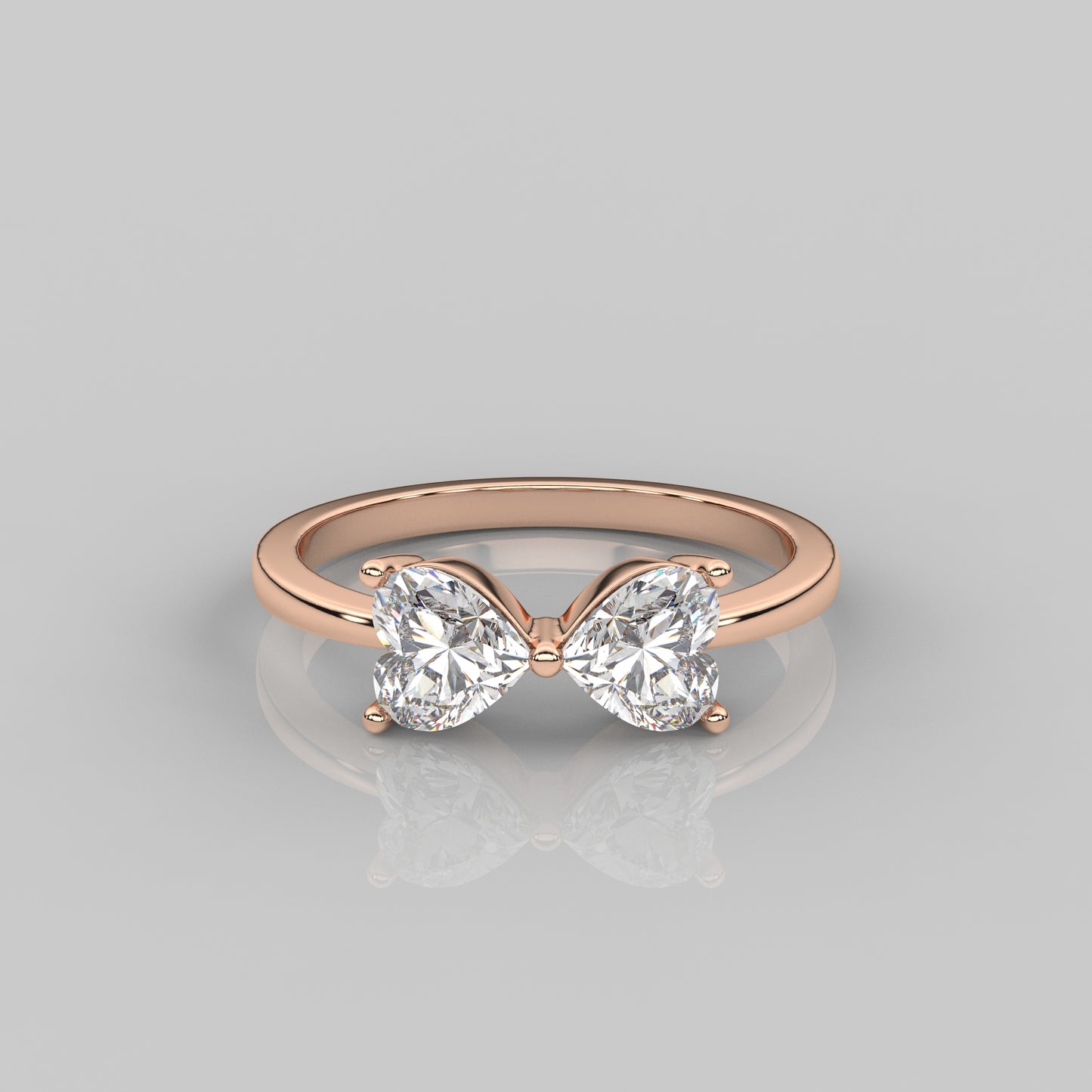 Rose gold Friendly 925 Silver Ring