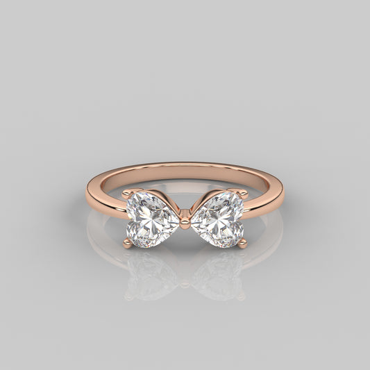 Rose gold Friendly 925 Silver Ring