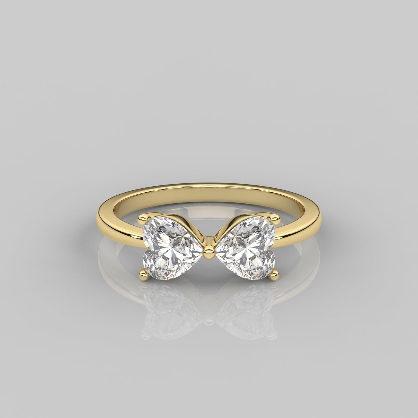 Yellow gold Friendly 925 Silver Ring