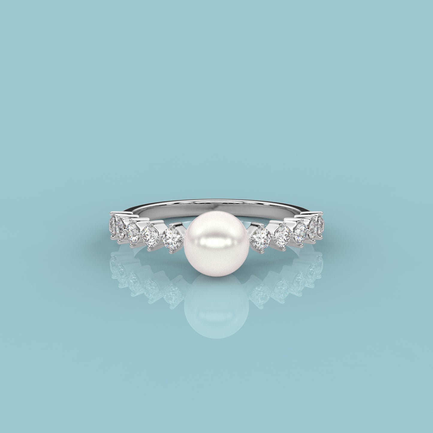 Alevan Pearl 925 Silver Ring