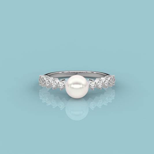 Alevan Pearl 925 Silver Ring