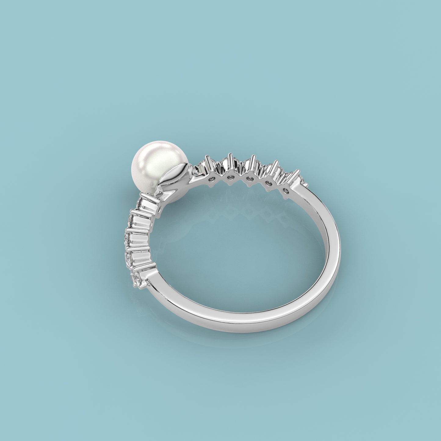 Alevan Pearl 925 Silver Ring