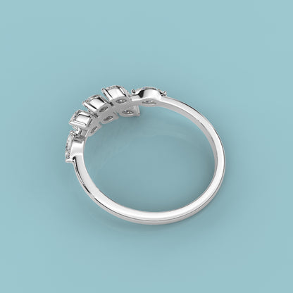 Moissanite Diamond 925 Silver Ring
