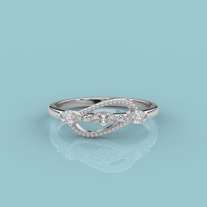 Moissanite Diamond 925 Silver Ring