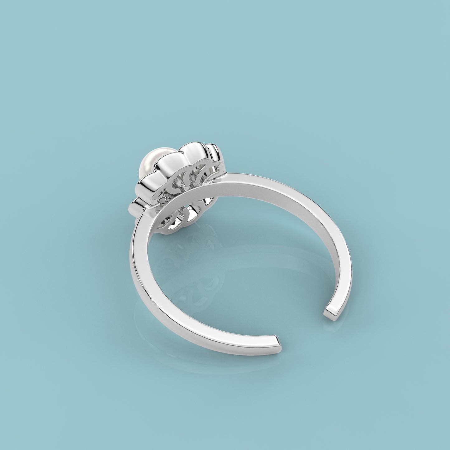 Sunflower 925 Silver Ring