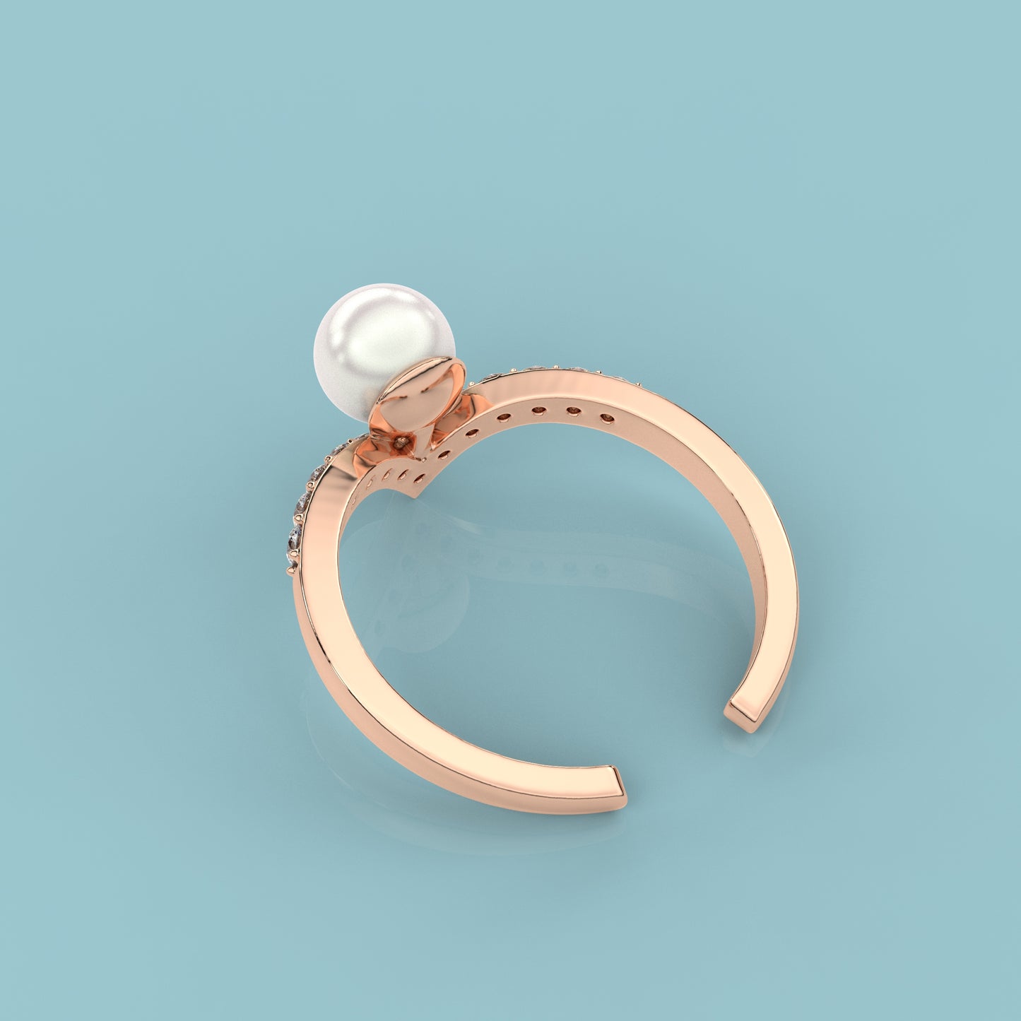 Rose gold Trending 925 Silver Ring